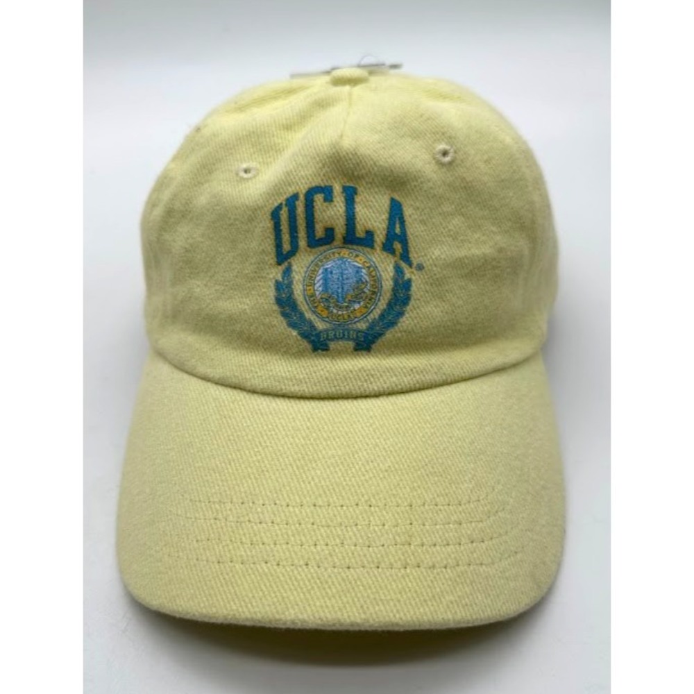 UCLA Bruins Adjustable Dad Hat Yellow Embroidered Logo‎ Strapback Cap Rubi NWT
